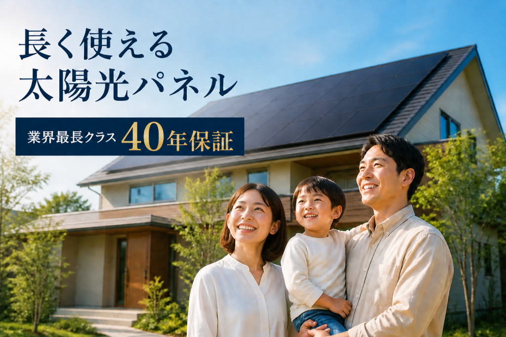 40年保証太陽光