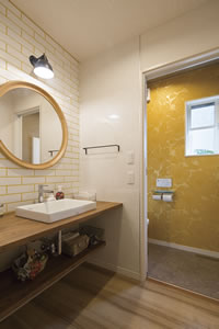 オリジナル造作洗面台