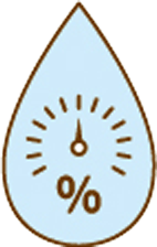 イラスト 湿度