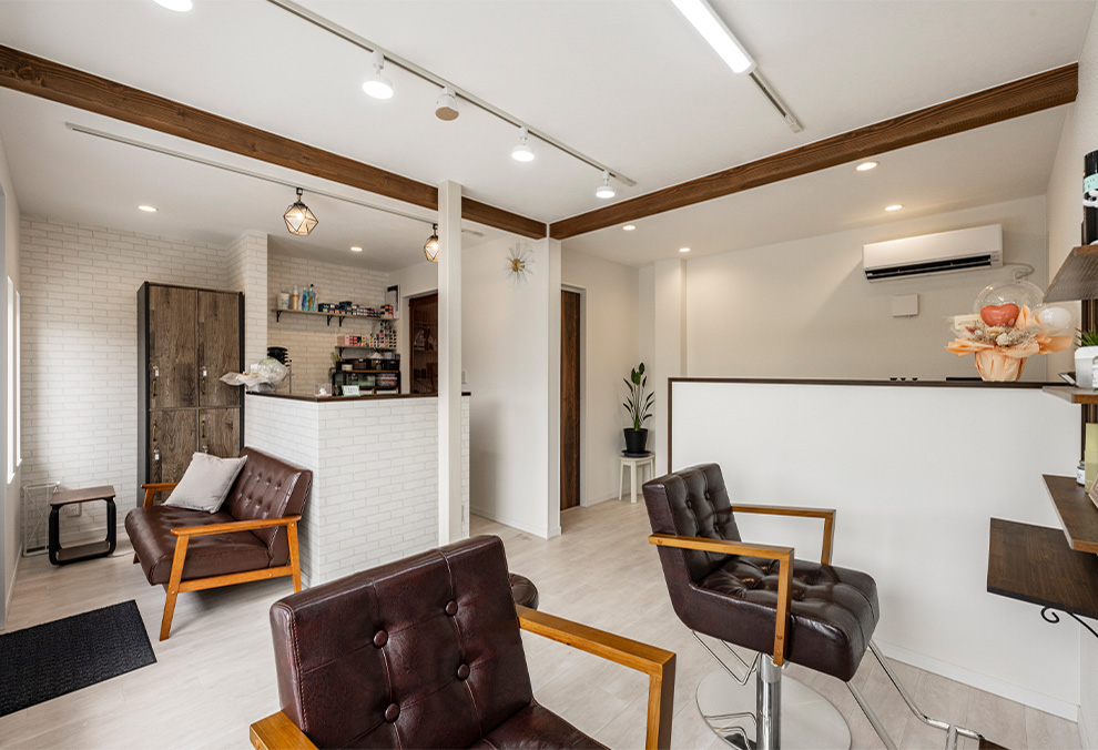 明るくゆったりとした癒しの店内