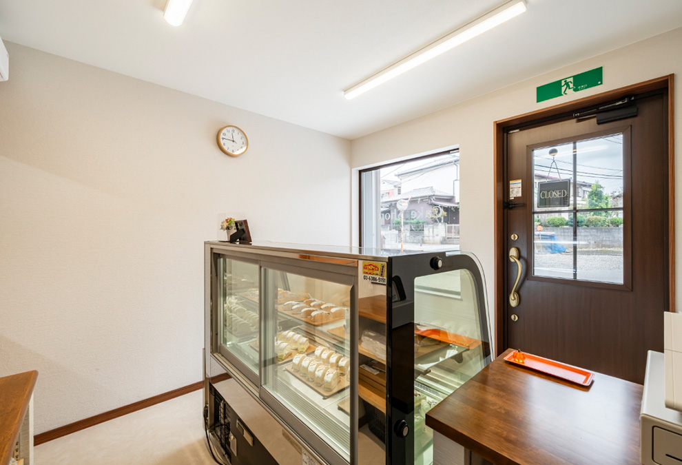 レジから見渡した店内の様子