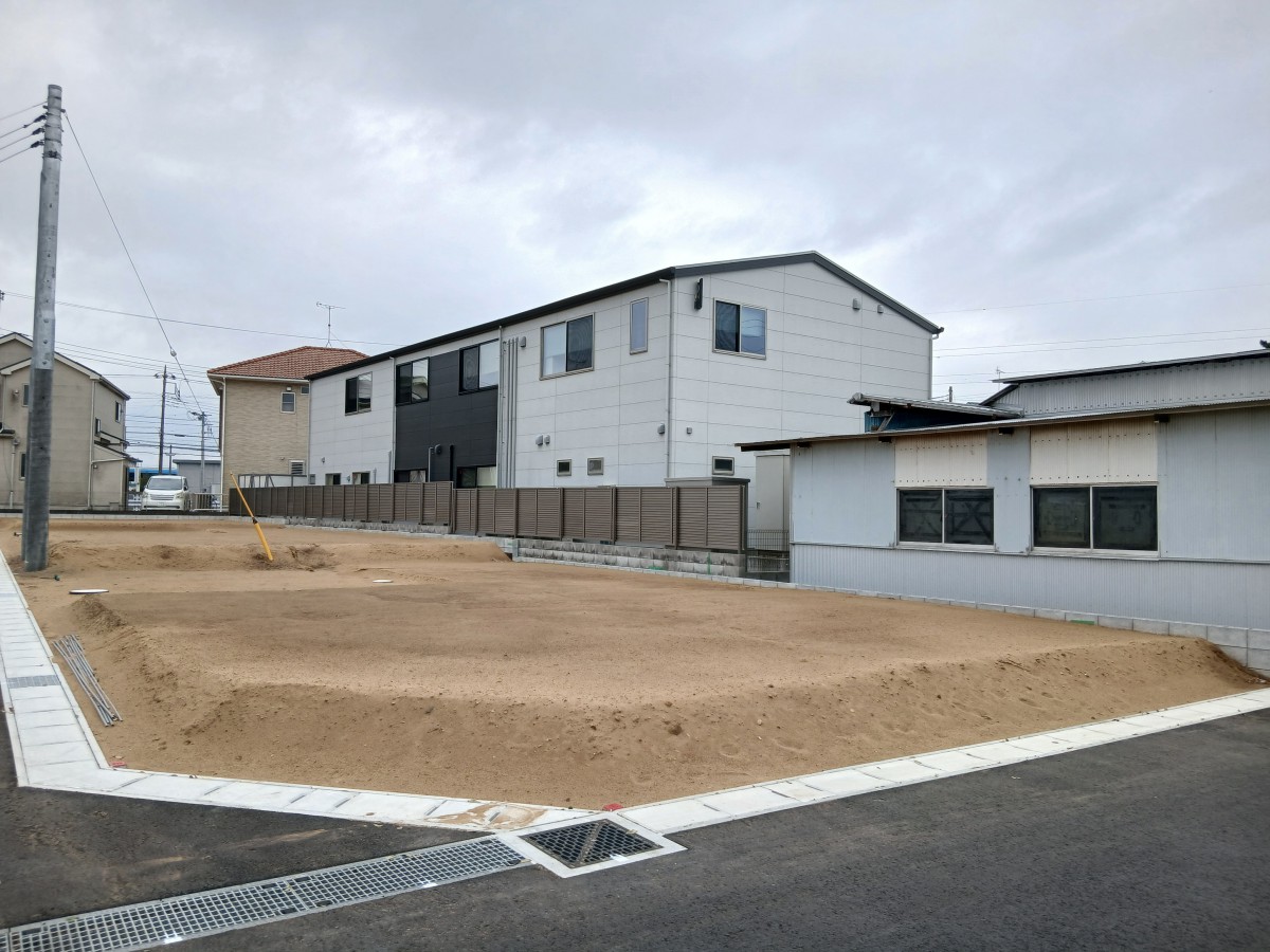 区画①北東側から