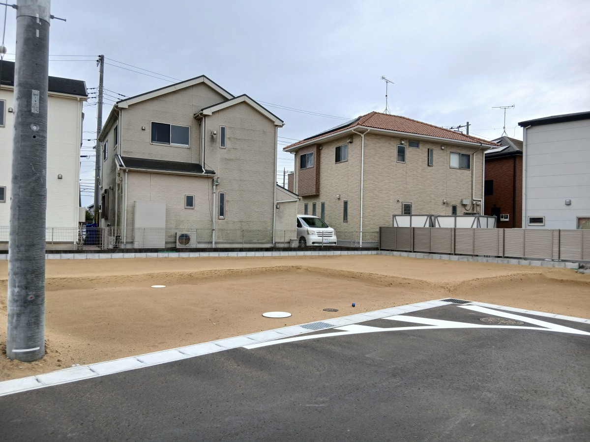 区画③北東側から