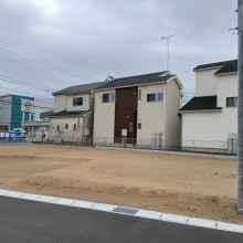 区画④北西側から