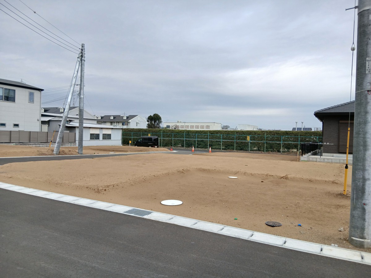 区画⑦南側から