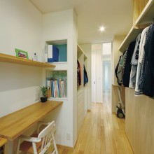 家族が使うクロゼットを共有に