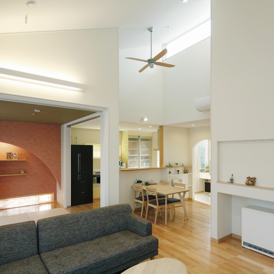 10kWの太陽光発電を搭載した、こだわり満載の平屋の住まい