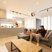 オープンな空間が魅力的なLDK