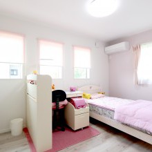 女の子の憧れピンク×ホワイトでまとめたお部屋