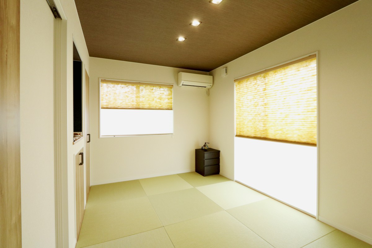 柔らかなカラーコーディネートがお手本の和室