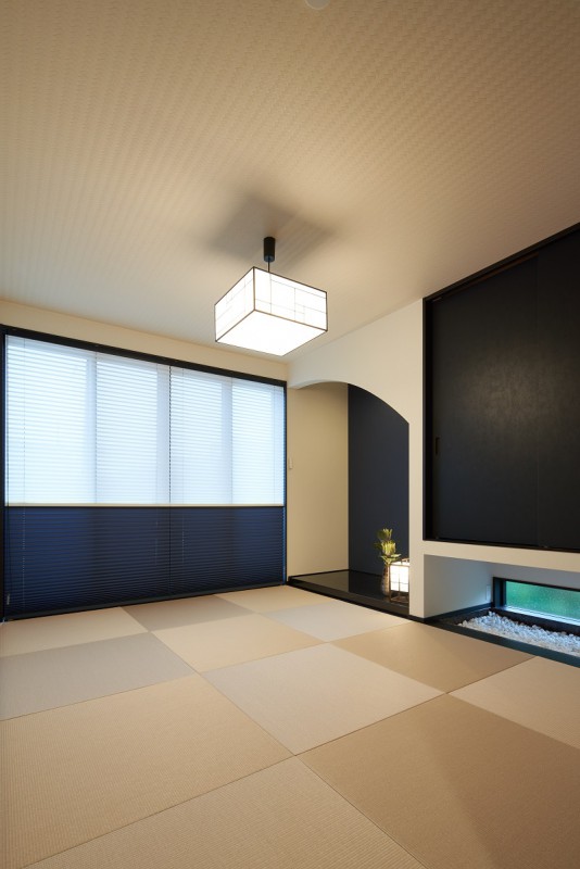 日常から少し離れて、ゆったりと解放される、そんな時間のための和室