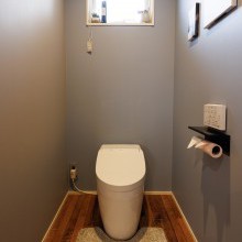 すっきりとシンプルさが際立つレストルーム