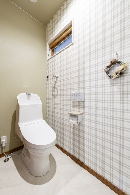 ナチュラルで優しい空間のレストルーム