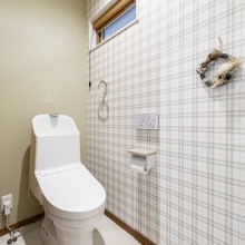 ナチュラルで優しい空間のレストルーム