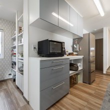 こだわったキッチン周り。パントリー&小上がりの畳スペース