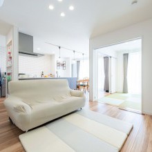 オープンで広々としたLDK