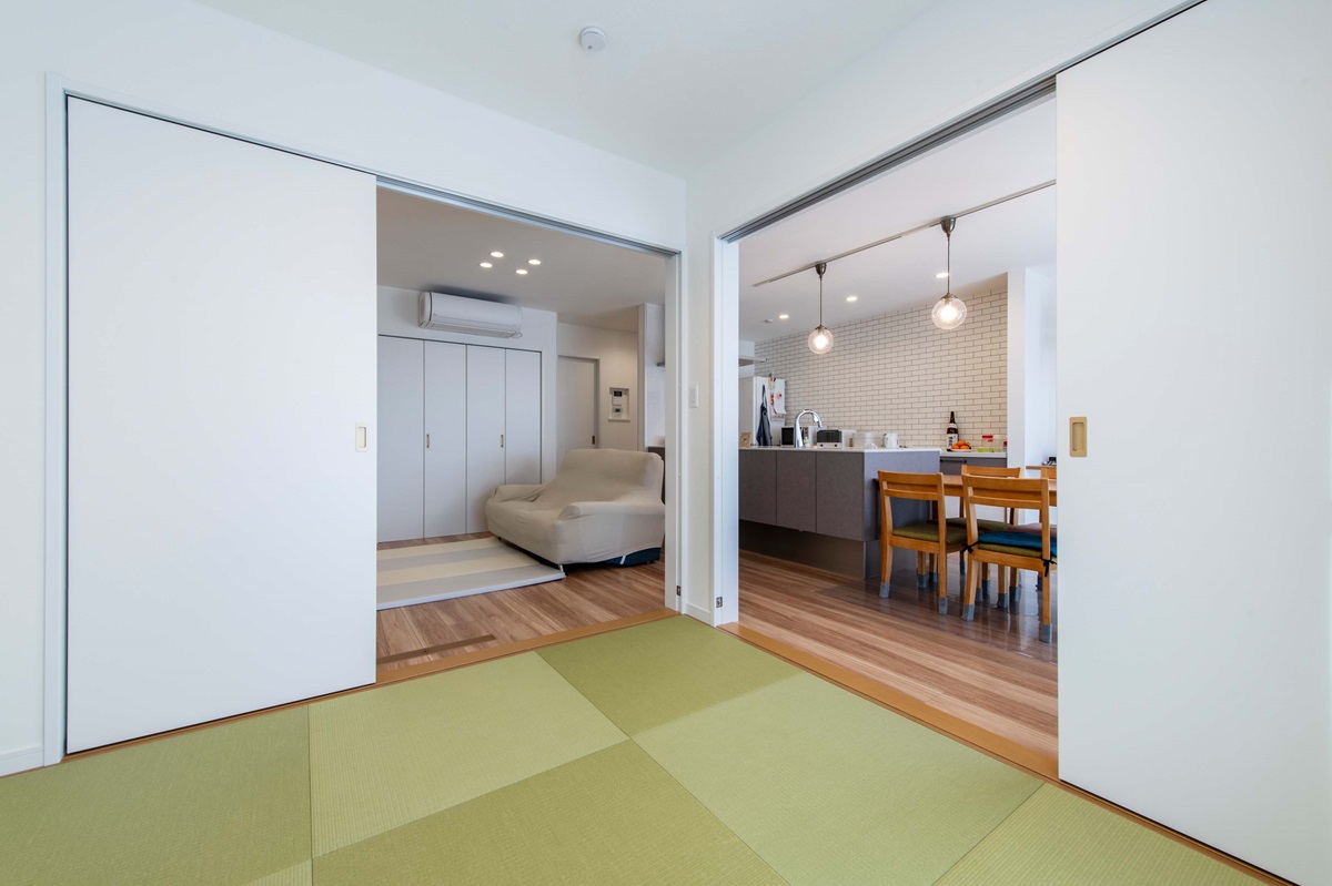 仕切れる和室でフレキシブルに