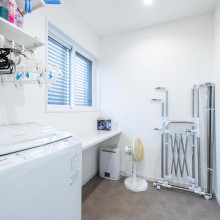 洗濯の流れはここで完結！勝手の良いランドリースペース