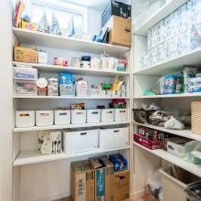 ほしかったパントリーを家事動線上に配置して家事ラクUP