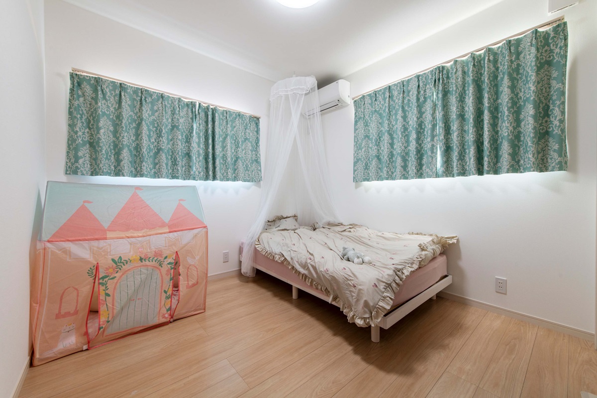 成長とともに変化を加えて楽しむ子供室