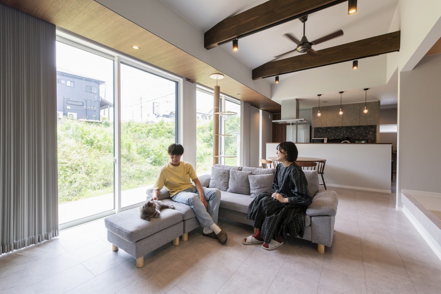 平屋モデルハウスの雰囲気に惹かれました