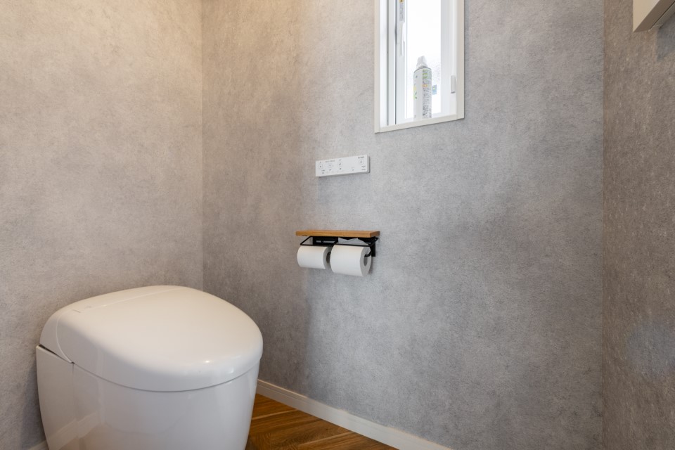 落ち着きと清潔感を両立させたレストルーム