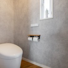 落ち着きと清潔感を両立させたレストルーム