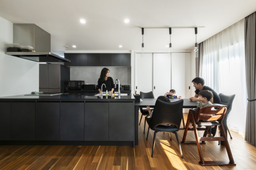 家族親戚が集う広々LDKのある家