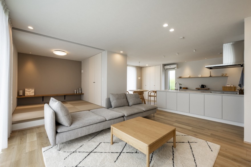 ナチュラルなライフスタイルに暮らすゆとりの平屋