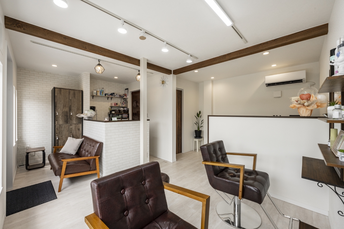 明るくゆったりとした癒しの店内