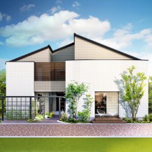 カリフォルニアスタイル　タイルの家　